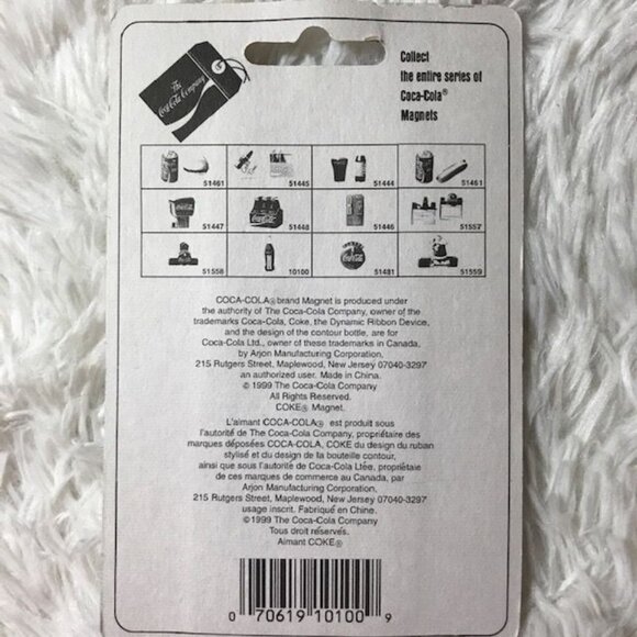 Set of 2 Vintage Thermometer & Lunch Coca-Cola Magnets - Picture 4 of 8